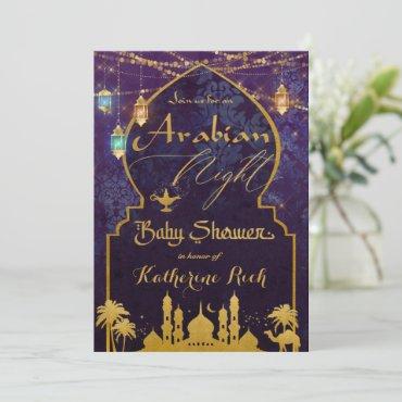 Exotic Arabian Nights Lanterns Baby Shower