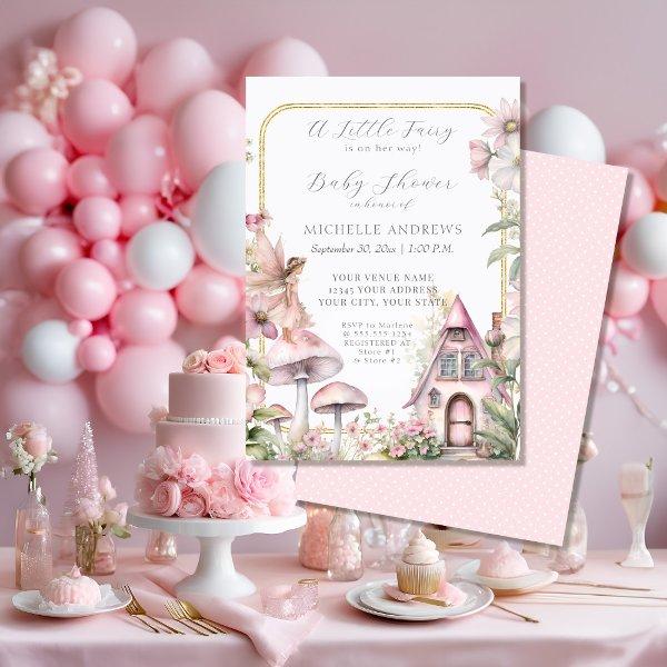 Fairy Cottage Floral Mushroom Girl