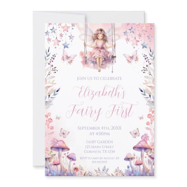 Fairy First birthday Party