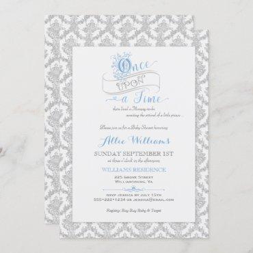Fairytale Once Upon a Time Prince Baby Shower Invitation