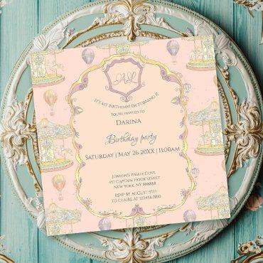 Fairytale Vintage Amusement Park Birthday