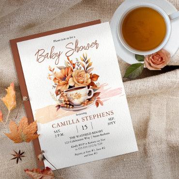 Fall Floral Cottage Core Teacup