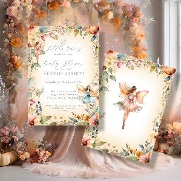 Fall Floral Enchanted Fairy Sage Girl