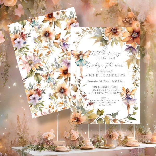 Fall Floral Sunflower Fairy Daisy Girl