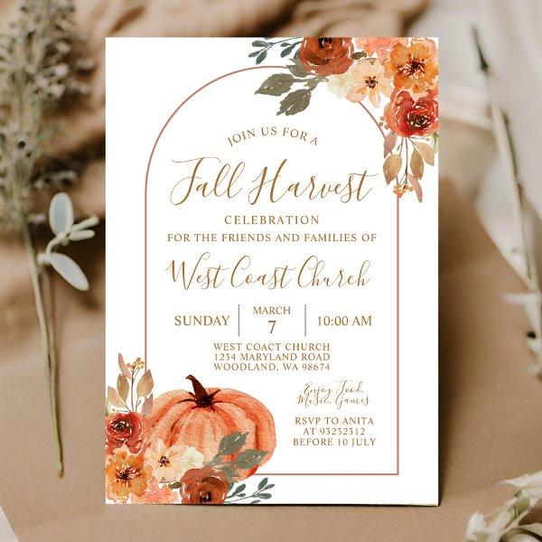 Fall Harvest Pumpkin Party, Fall Fest Community In