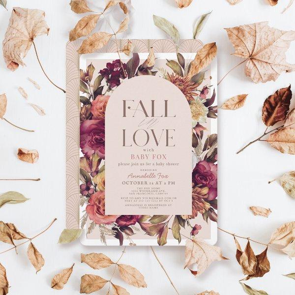 Fall in Love Autumn Wreath Arch Pink