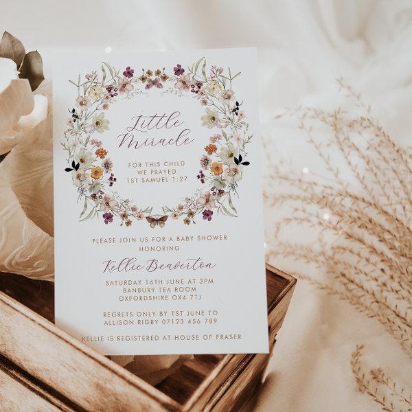 Fall Wild Flower Wreath Little Miracle