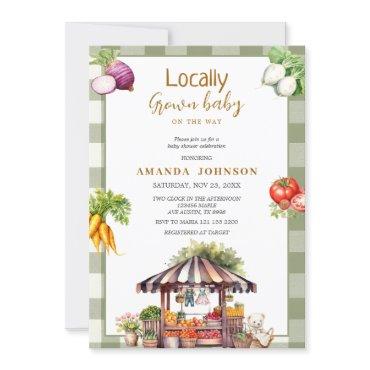 Farmers Market Stand Locally Grown