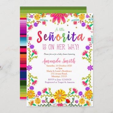 Fiesta Floral Baby Shower Invitation
