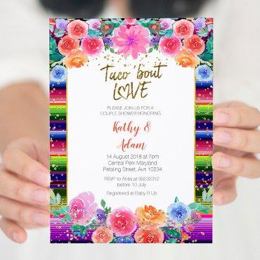 Fiesta Floral Taco about Love COUPLES SHOWER