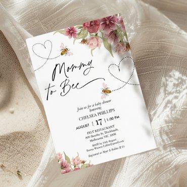 Floral And Hearts Mommy To Bee
