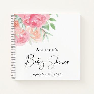 Floral Baby Shower Guest Book