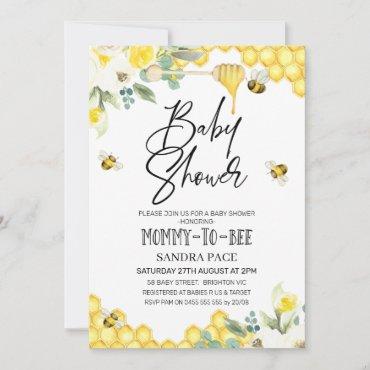 Floral Bumble Bee Themed