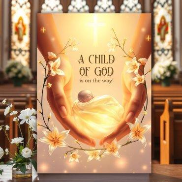 Floral Christian Child of God