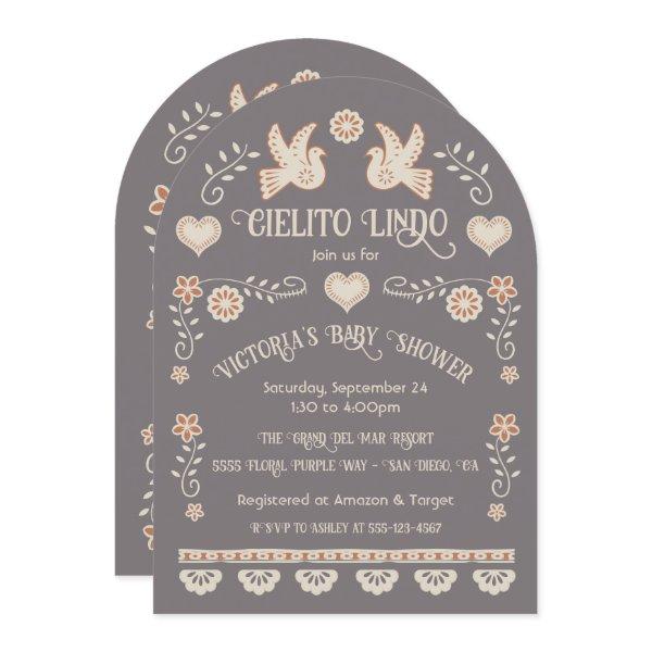 Folk art Mexican Cielito Lindo Baby Shower Arch