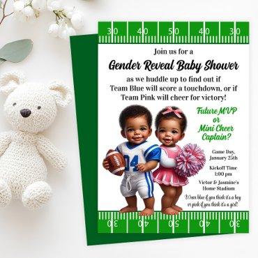 Football and Cheerleader Gender Reveal