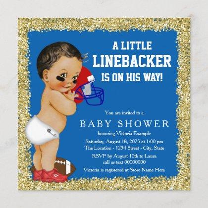 Football Baby Shower Invitation