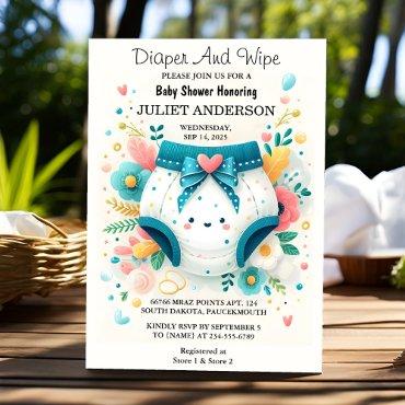 For Post Dad Pink Blue Diaper And Wipe