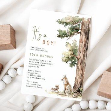 Forest Woodland Animals | Its A Boy!