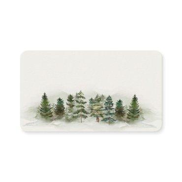 forest woodland place card birthday or baby shower