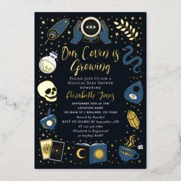 Fortune Teller Future Witchy Boy Baby Shower Foil