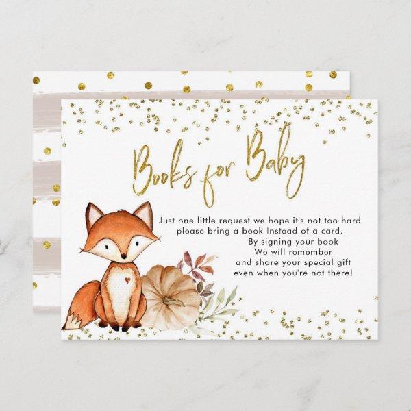 Fox Oh Boy Fall Pumpkin Books for Baby  Postcard