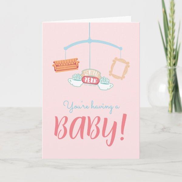 FRIENDS™ | Central Perk Mobile Baby Shower Card