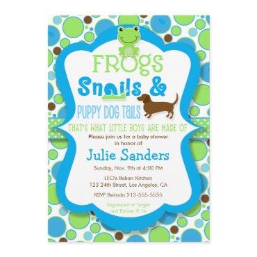 Frogs, Snails, & Puppy Dog Tails - Boy