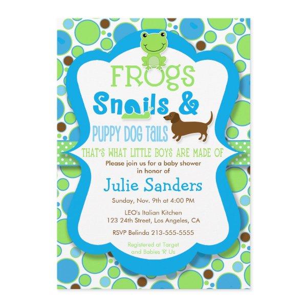 Frogs, Snails, & Puppy Dog Tails - Boy