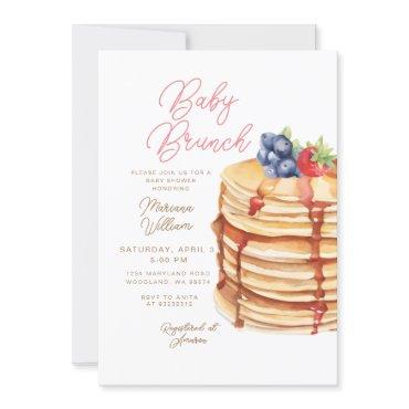 Fruit Pancakes Baby Shower Brunch