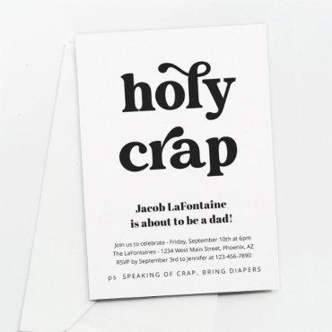 Funny Holy Crap Daddy Diaper Party