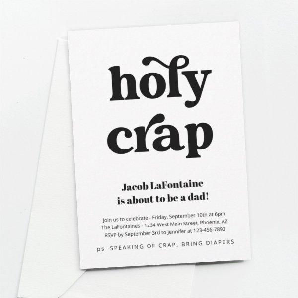 Funny Holy Crap Daddy Diaper Party