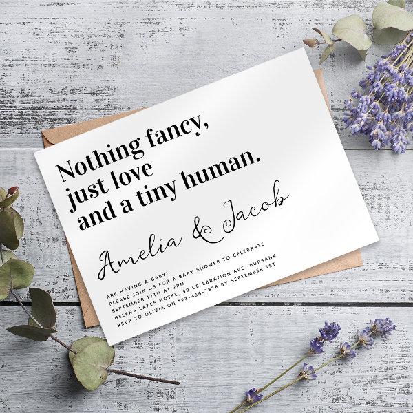 Funny Typography Tiny Human Couple's