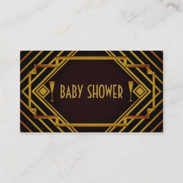 Gatsby Gold 2020's Baby Shower Ticket
