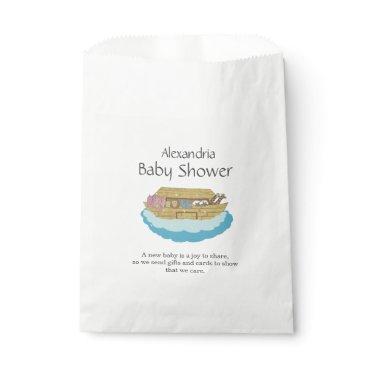 Gender Neutral Cute Baby Shower Ark Favor Bag