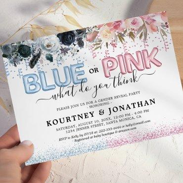 Gender Reveal Blue or Pink