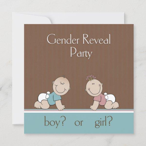 Gender Reveal Party Babies