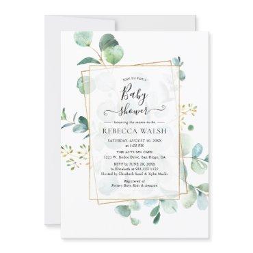 Geometric Eucalyptus Greenery Neutral