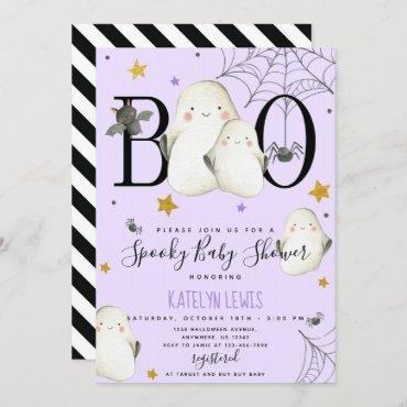 Ghost Baby Shower Invitation