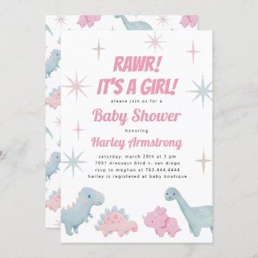 Girl Dinosaur Baby Shower