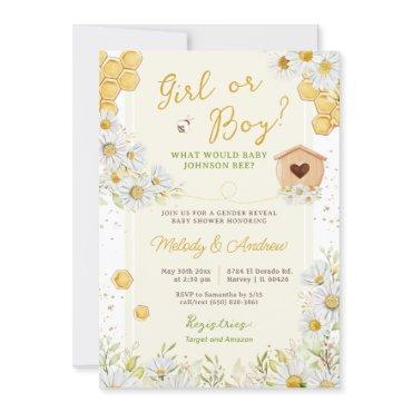 Girl or Boy Bumblebee Gender Reveal