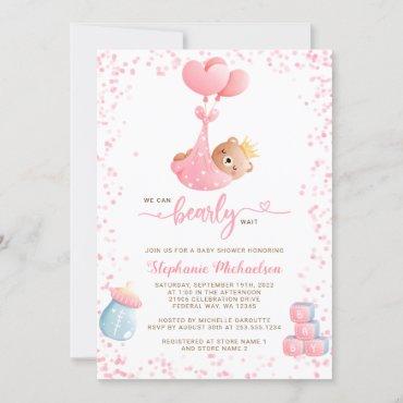 Girl We Can Bearly Wait Baby Shower & Book Request