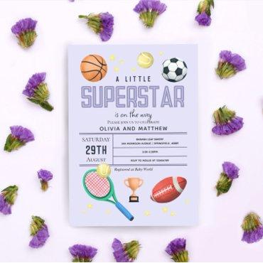 Girls Cute Purple Sports Superstar
