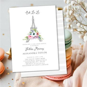 Glitter Eiffel Paris Rustic Bouquet