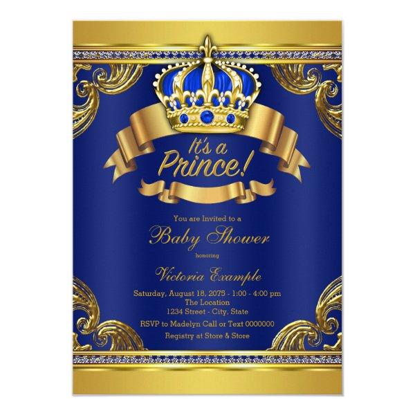 Gold Crown Royal Blue Prince Boy