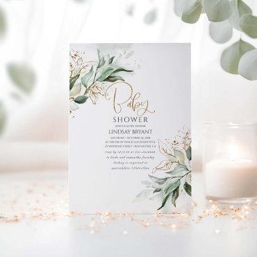 Gold Leaves Eucalyptus Greenery Cute