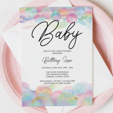 Gold Shimmer and Bubble Rainbow 1st