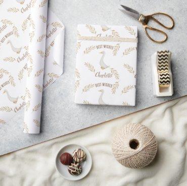 Goose  Card Wrapping Paper