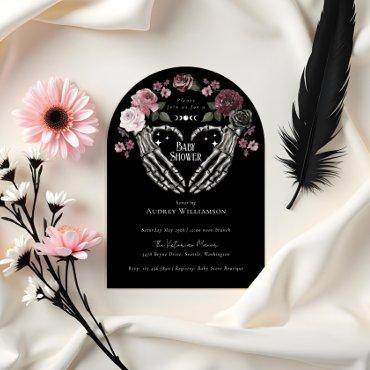 Gothic Halloween Skeleton Hands Heart