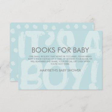 Graffiti Blue Baby Shower Bring A Book Request